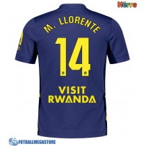 Fotballdrakt Herre Atletico Madrid Marcos Llorente #14 Bortedrakt 2025-26 Kortermet